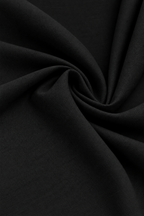 Black Linen Blend Relaxed Fit Pant