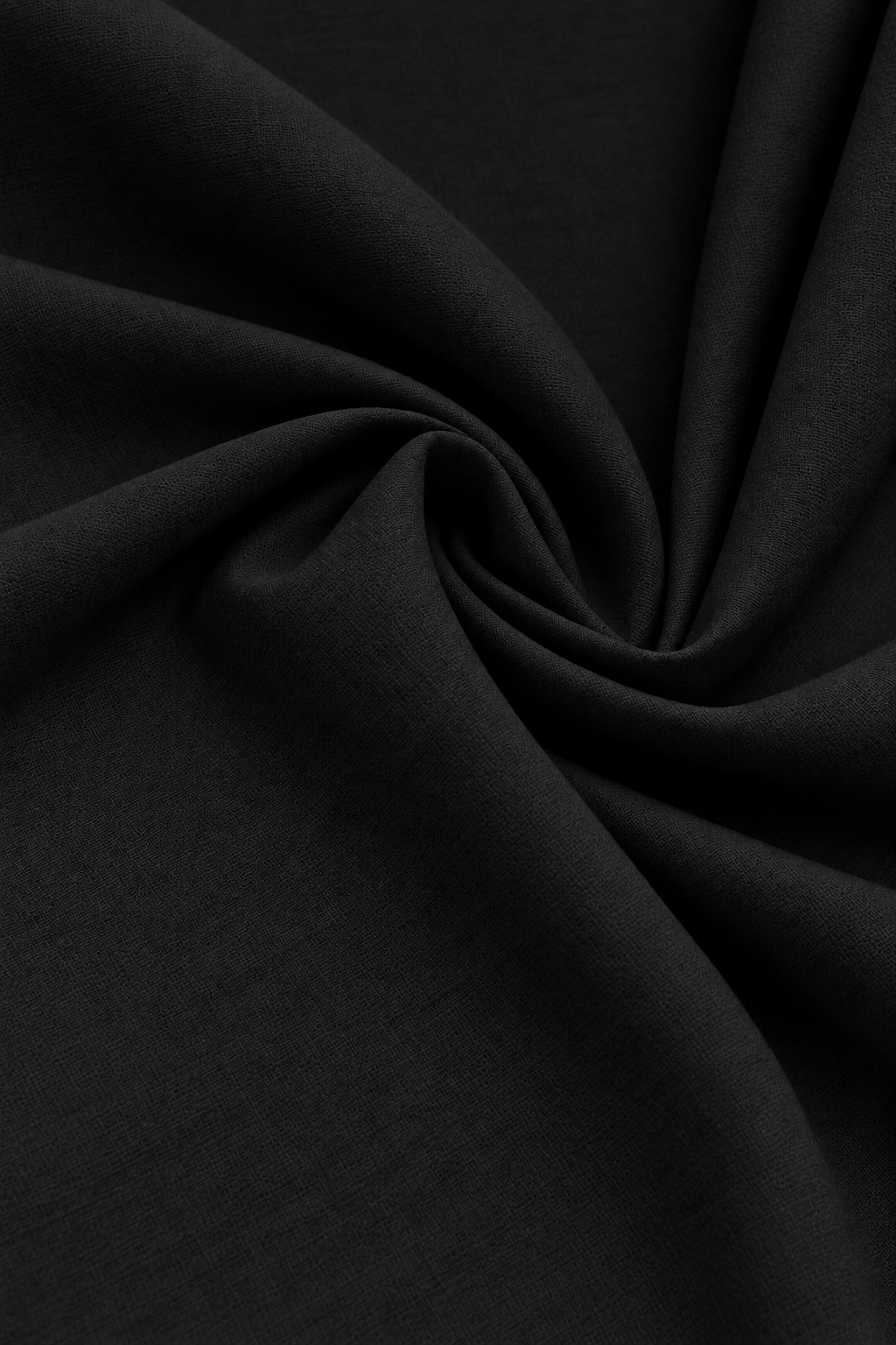 Black Linen Blend Relaxed Fit Pant