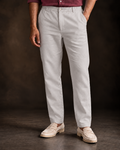 Grey Linen Blend Relaxed Fit Pant